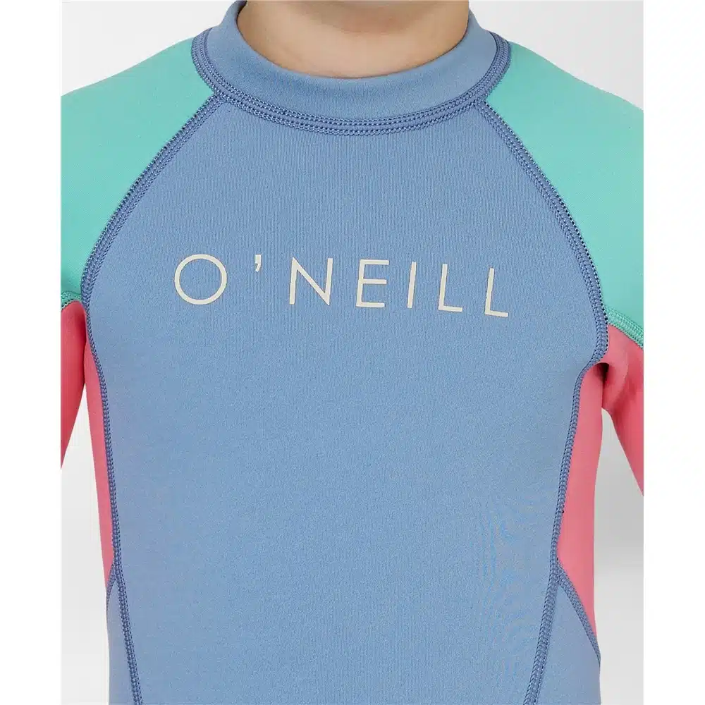 O'Neill Toddler 2mm Reactor Back Zip Denim Blue 3 O'Neill Toddler 2mm Reactor Back Zip Denim Blue - Image 3