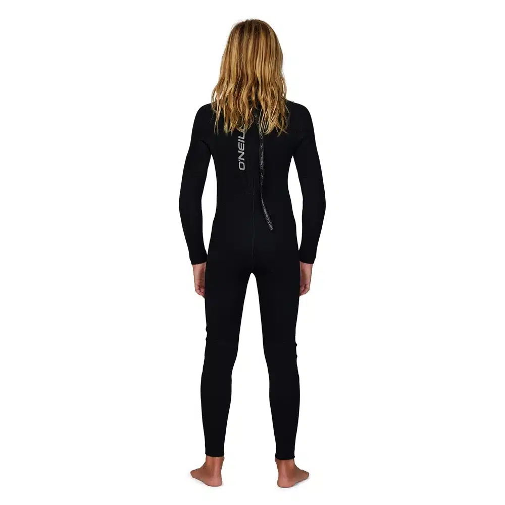 O'Neill Youth 4/3mm Reactor 2 GBS Back Zip Black 2 O'Neill Youth 4/3mm Reactor 2 GBS Back Zip Black - Image 2