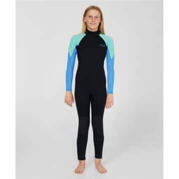 O'Neill Youth 3/2mm Reactor 2 Back Zip Aqua