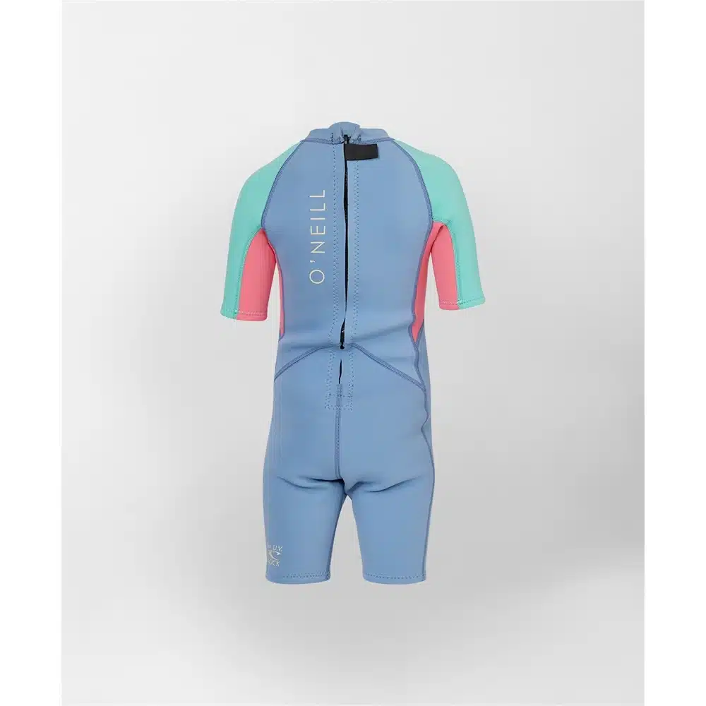 O'Neill Toddler 2mm Reactor Back Zip Denim Blue 2 O'Neill Toddler 2mm Reactor Back Zip Denim Blue - Image 2