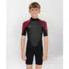 O'Neill Youth 2/2mm Reactor 2 Back Zip Maroon