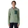 Patagonia Women's R1 Air Full-Zip Hoody Ellwood Green 5 large 40261 ELGR SM A 001