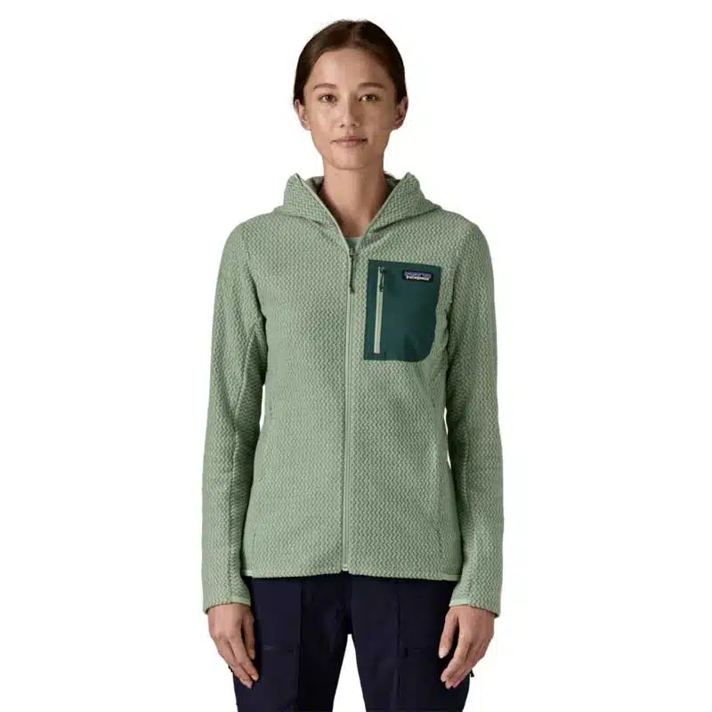Patagonia Women's R1 Air Full-Zip Hoody Ellwood Green 3 Patagonia Women's R1 Air Full-Zip Hoody Ellwood Green - Image 3