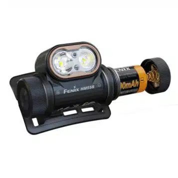 Alternative view of Fenix HM55R Rechargeable LED Headlamp – Black