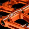 deity flattrak pedal orange detail 3 orig