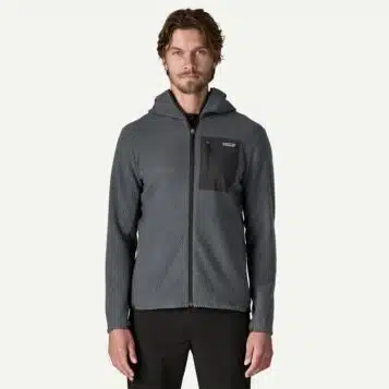 Alternative view of Patagonia Men's R1 Air Full-Zip Hoody Smoulder Blue