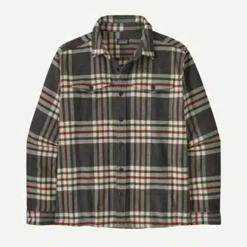 Patagonia Men's Fjord Flannel Shirt Ink Black