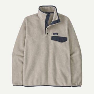 Patagonia Men's LW Synch Snap-T P/O Oatmeal/Blue