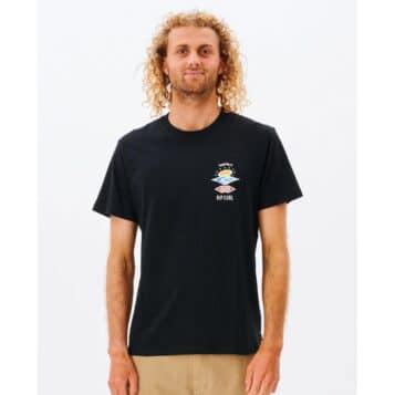 Rip Curl Search Icon Tee Black