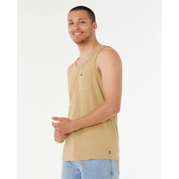 Alternative view of Rip Curl Men's Plain Tank Khaki Rock