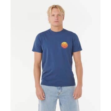 Rip Curl Men's Wettie Passage Icon Tee Light Navy