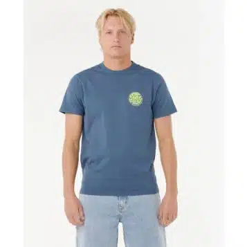 Rip Curl Men's Wettie Icon Tee Light Navy