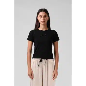 RPM Women's Raglan Baby Tee Black