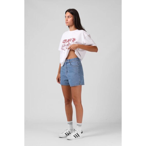Alternative view of RPM Women's 90s Denim Short Classic Blue