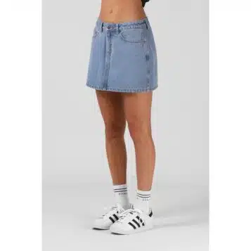 RPM Women's Denim Mini Skirt Classic Blue