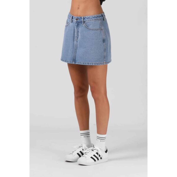 RPM Women's Denim Mini Skirt Classic Blue