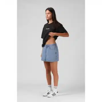 Alternative view of RPM Women's Denim Mini Skirt Classic Blue