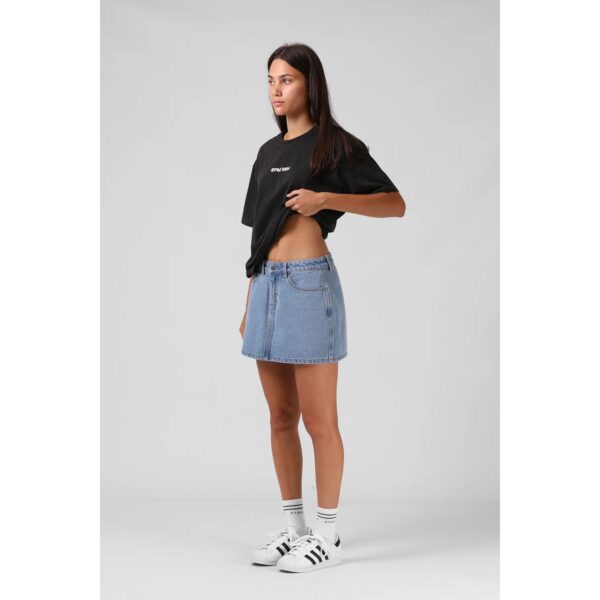 Alternative view of RPM Women's Denim Mini Skirt Classic Blue