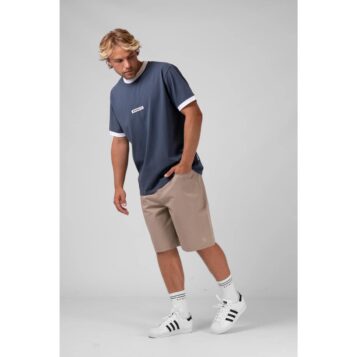 Alternative view of RPM Men's Ringer Tee Slate Blue