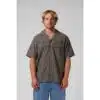 RPM Men's Silk Baller Shirt Taupe