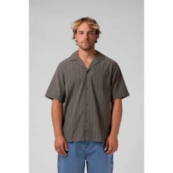 RPM Men's Silk Baller Shirt Taupe