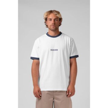 RPM Men's Ringer Tee White