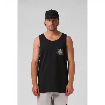 RPM Men's Land Cruiser Singlet Old Black