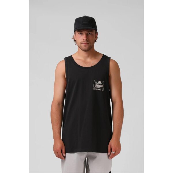 RPM Men's Land Cruiser Singlet Old Black