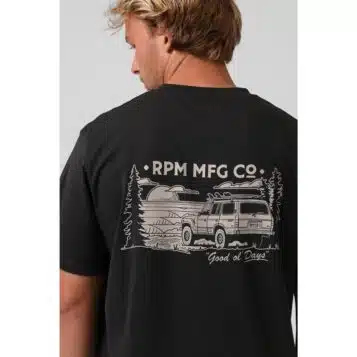 Alternative view of RPM Mens Land Cruiser Tee Old Black