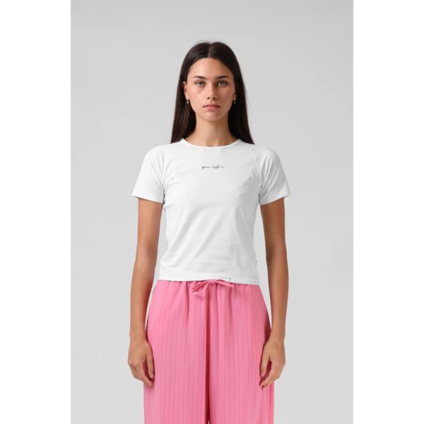 RPM Women's Raglan Baby Tee White