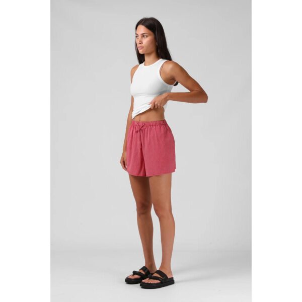Alternative view of RPM Women's Tilly Short Red Pinstripe