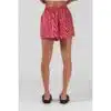 RPM Women's Tilly Short Red Pinstripe - Image 4