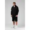 RPM Men's Track 1/4 Zip Sweater Black - Image 2