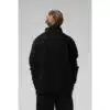 RPM Men's Track 1/4 Zip Sweater Black - Image 4