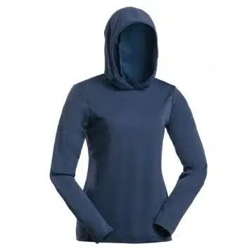 Earth Sea Sky Women's Silk Weight Sun Hoodie Dusky Blue