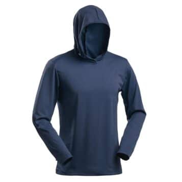 Earth Sea Sky Men's Silk Weight Sun Hoodie Dusky Blue