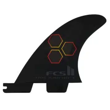 FCS II CI PC Medium Black/Flame Quad Rear Fins