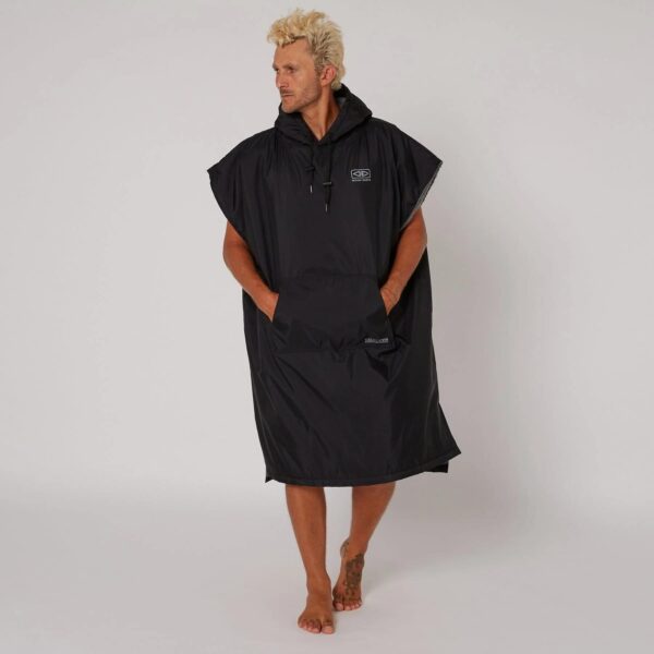 Ocean & Earth Perfect Storm Poncho Black