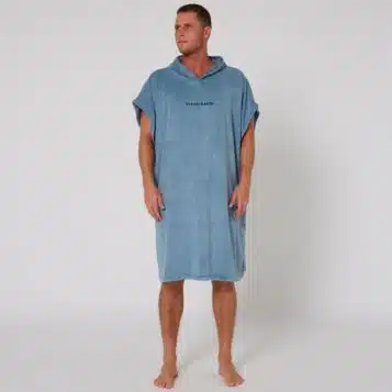 Alternative view of O&E Mens Surf Essential Poncho Petrol