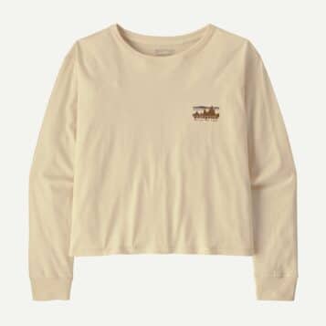 Alternative view of Patagonia Women's L/S '73 Skyline Easy Cut Organic T- Shirt Natural