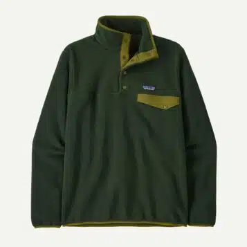 Patagonia Men's Lightweight Synch Snap-T Pullover Old Growth Green