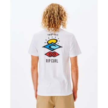 Alternative view of Rip Curl Men's Search Icon Tee White