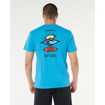 Alternative view of Rip Curl Men's Search Icon Tee Northern Blue