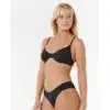 Rip Curl Women's Classic Surf D-DD Top Black 7 0SYWSW 0090 Alternate 5