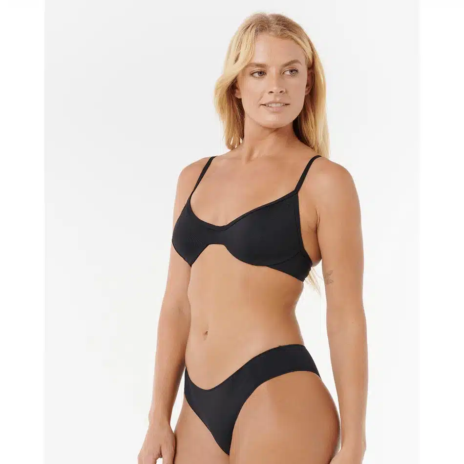 Rip Curl Women's Classic Surf D-DD Top Black 3 Rip Curl Women's Classic Surf D-DD Top Black - Image 3