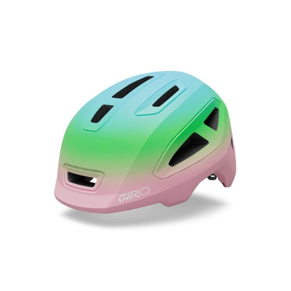 Giro Scamp II Child Matt Pink/Green Fade
