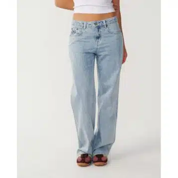 Rip Curl Women's Aggie Relaxed Jeans Vintage Blue