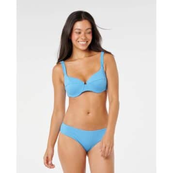 Rip Curl Premium Surf Full Coverage Bikini Bottom Azure Blue