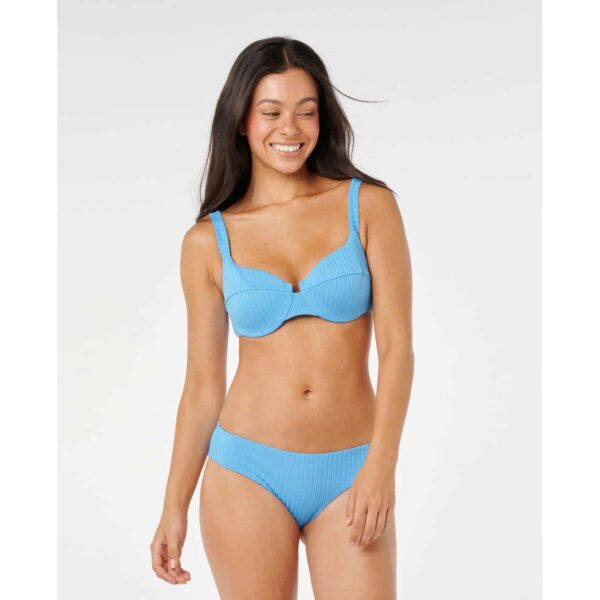 Rip Curl Premium Surf Full Coverage Bikini Bottom Azure Blue