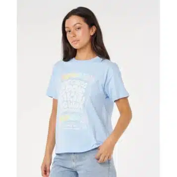 Alternative view of Rip Curl Women's EWG Lei Lei Relaxed Tee Blue Wind